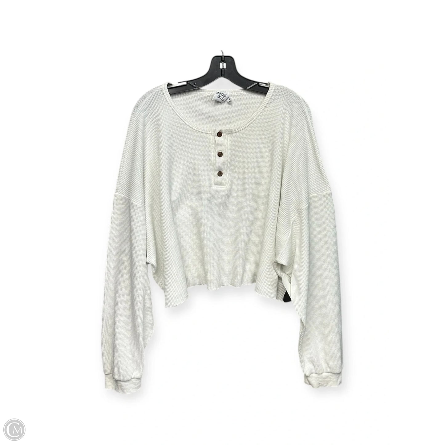 Top Long Sleeve By Clothes Mentor In White, Size: 20
