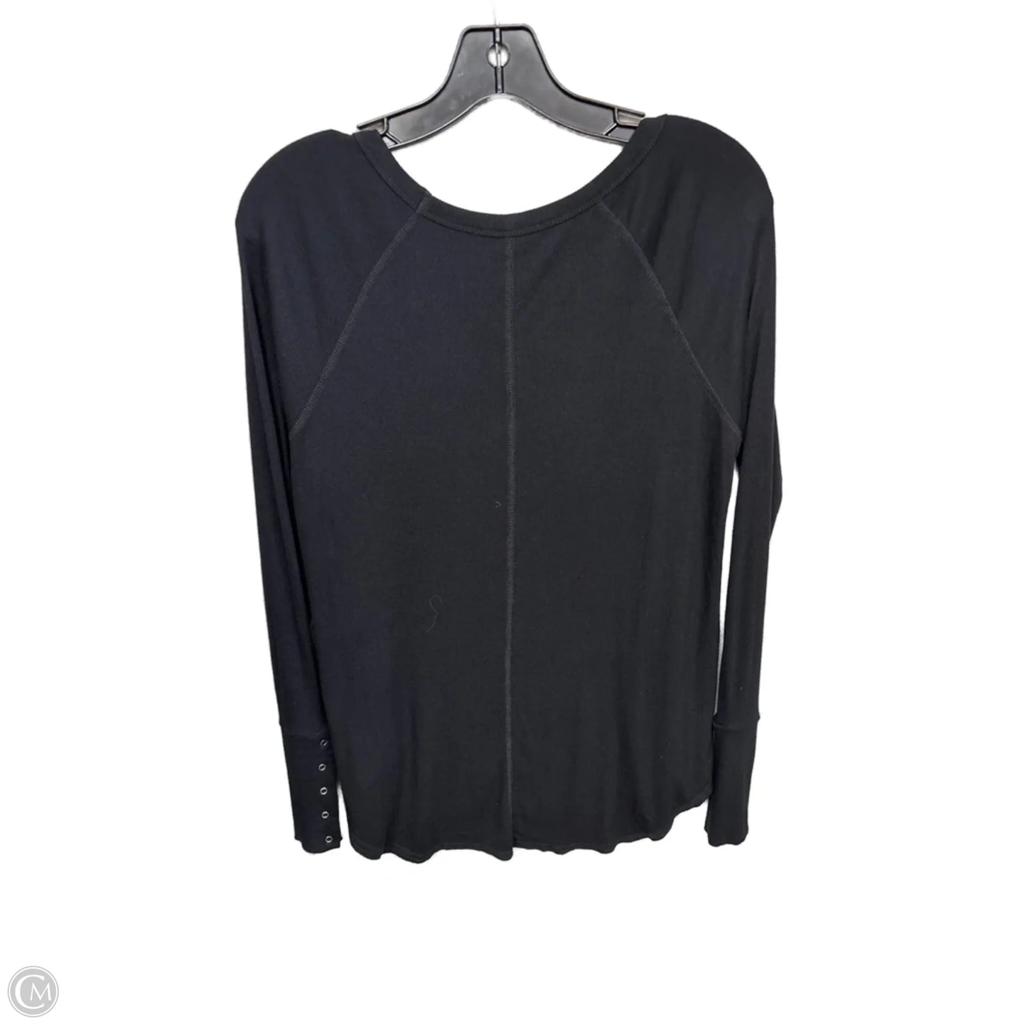 Top Long Sleeve Basic By Evereve In Black, Size: S