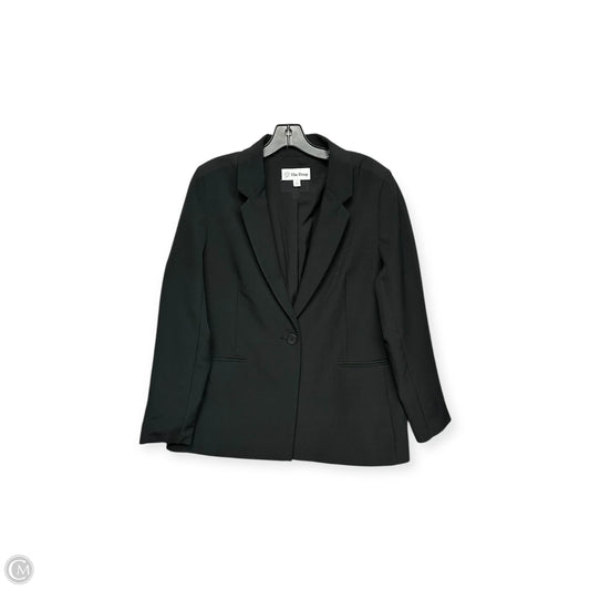 Blazer By Clothes Mentor In Black, Size: L