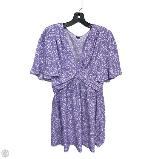 Dress Casual Short By Shein In Purple, Size: L