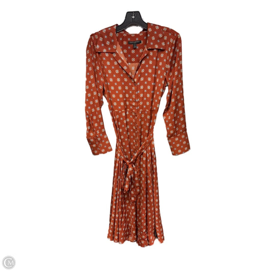 Dress Casual Maxi By Banana Republic In Orange, Size: Sp