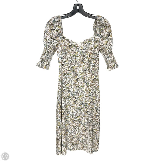 Dress Casual Midi By Francesca's In Floral Print, Size: S