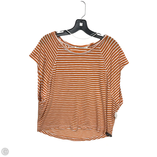 Top Short Sleeve By We The Free In Orange, Size: Xs