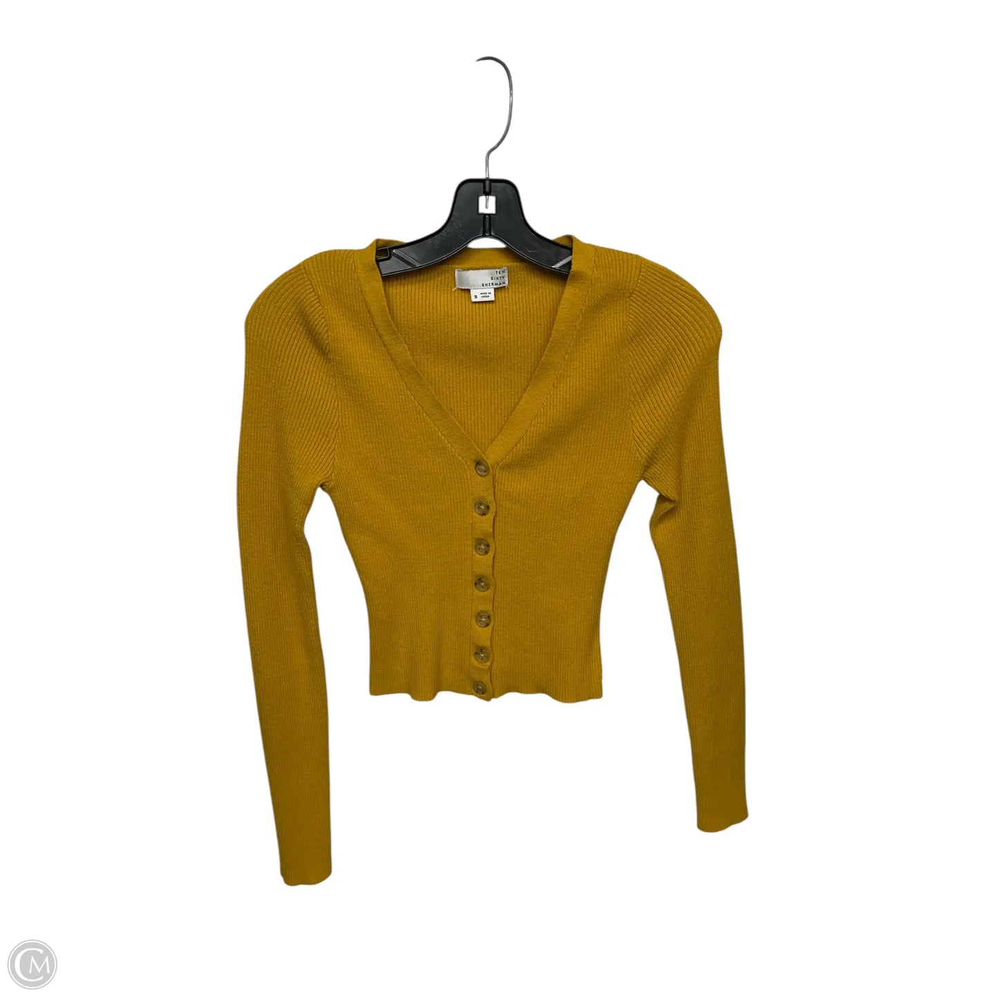 Top Long Sleeve By Clothes Mentor In Yellow, Size: S