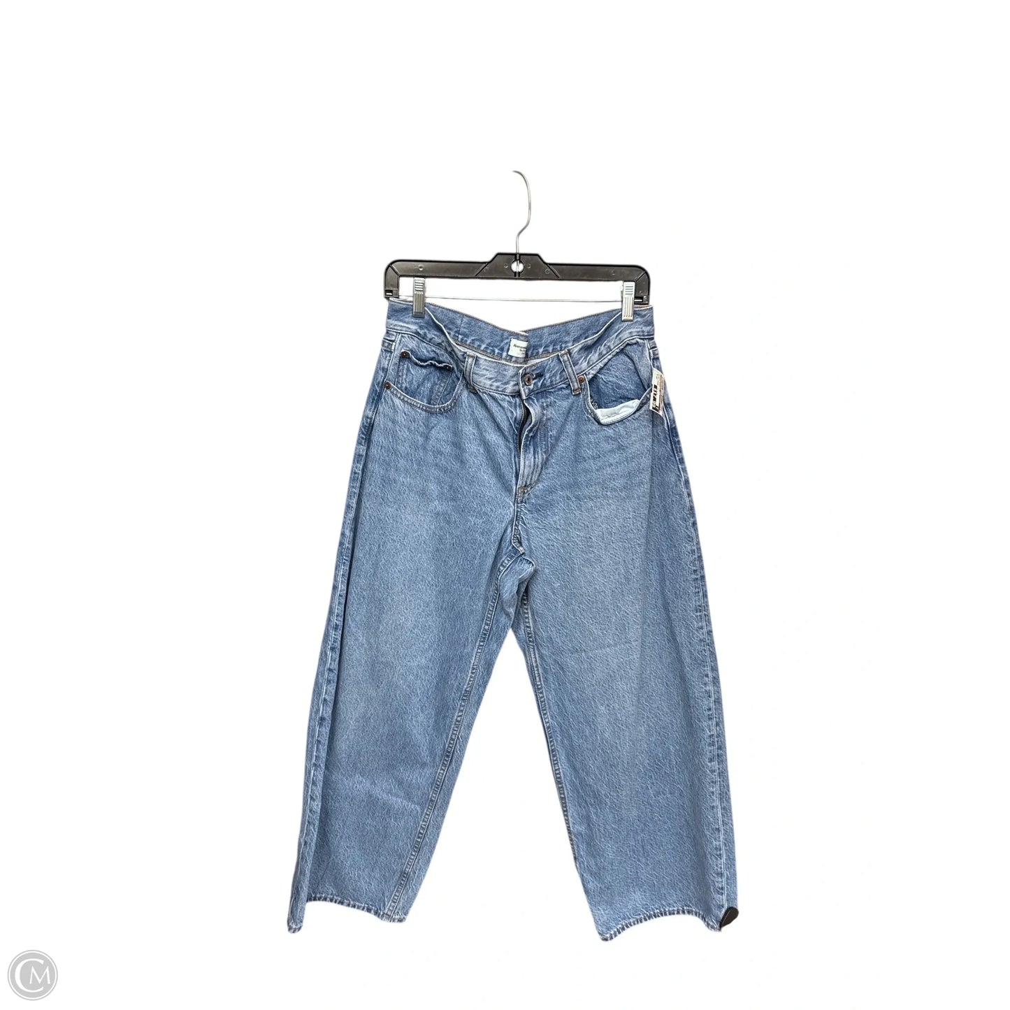 Jeans Wide Leg By Abercrombie And Fitch In Blue Denim, Size: 6p