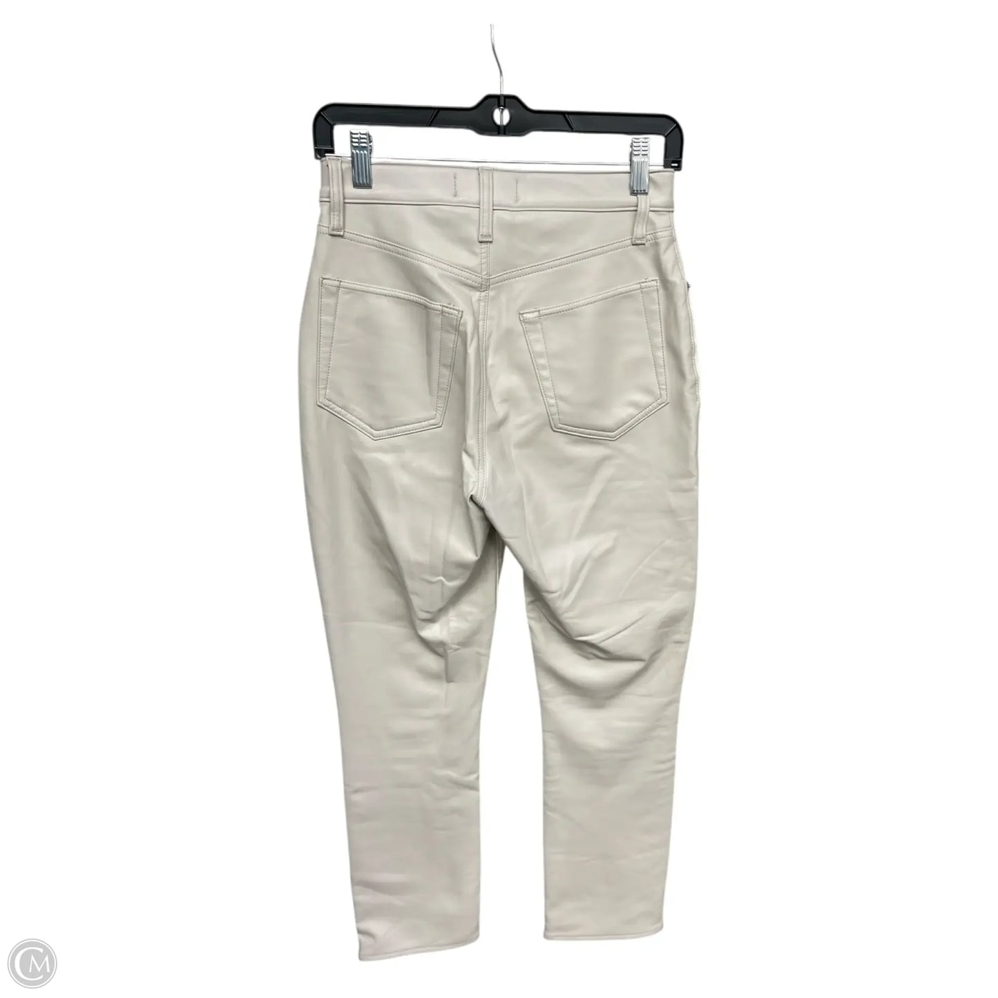 Jeans Straight By Abercrombie And Fitch In Cream, Size: 2p