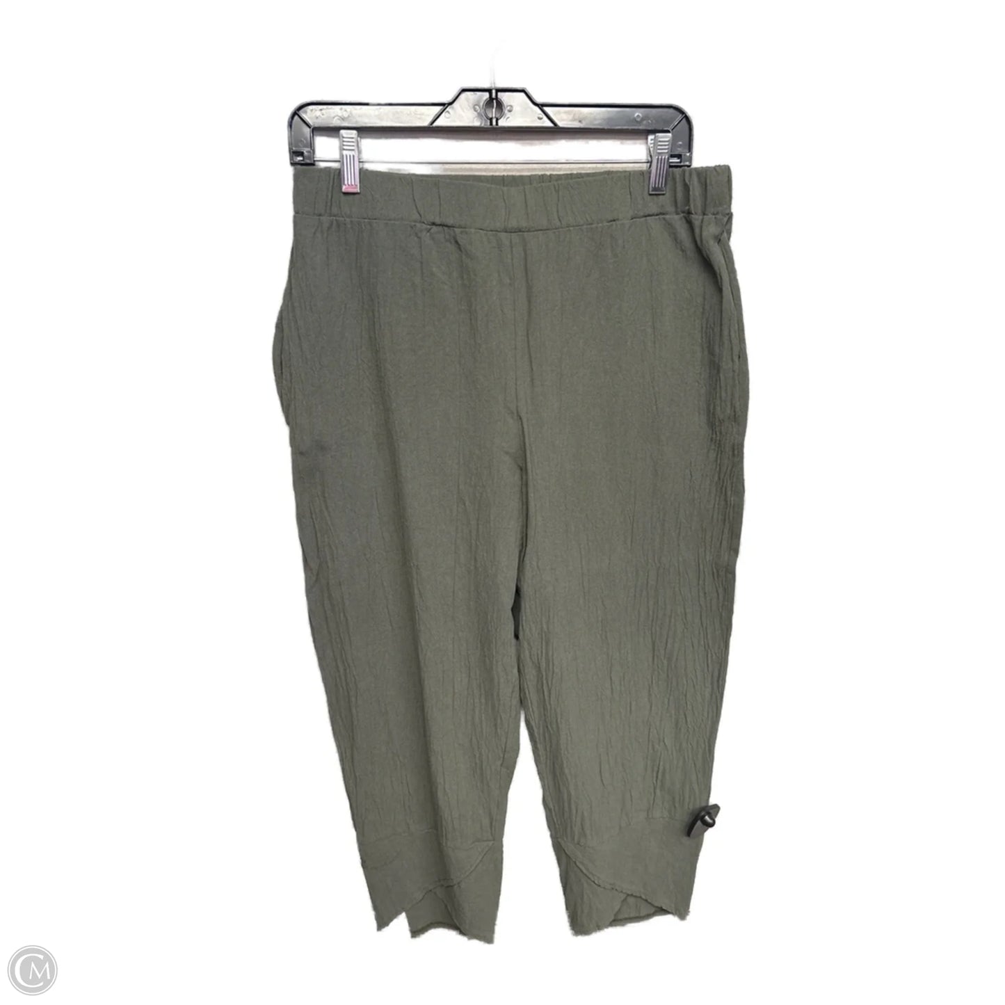 Pants Cropped By Clothes Mentor In Green, Size: M