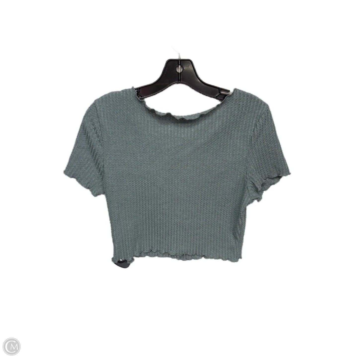 Top Short Sleeve By Shein In Green, Size: 0x