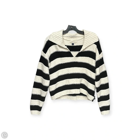 Sweater By Universal Thread In Black & Cream, Size: S