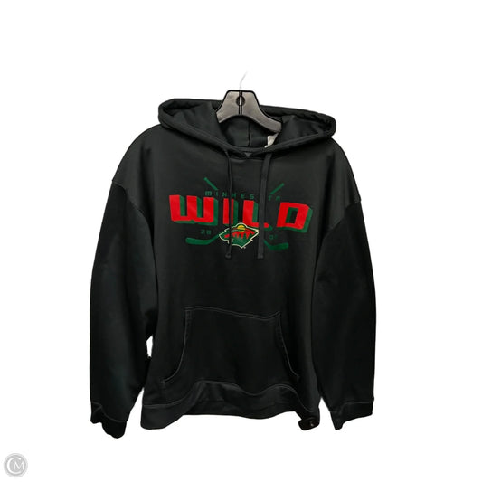 Athletic Sweatshirt Hoodie By Nhl In Grey, Size: L