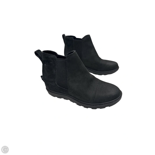 Shoes Heels Wedge By Sorel In Black, Size: 6