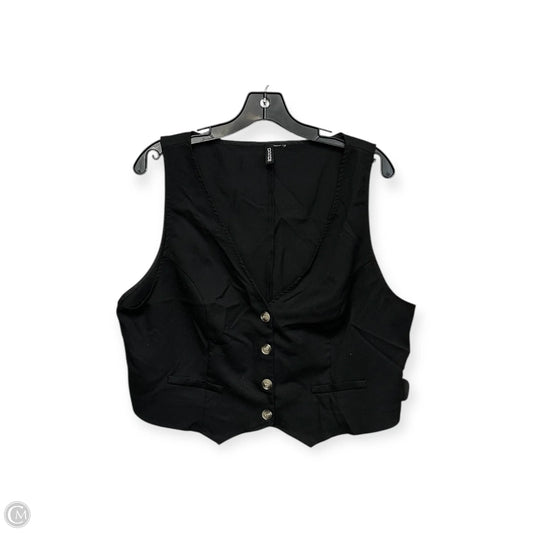Top Sleeveless By Divided In Black, Size: L