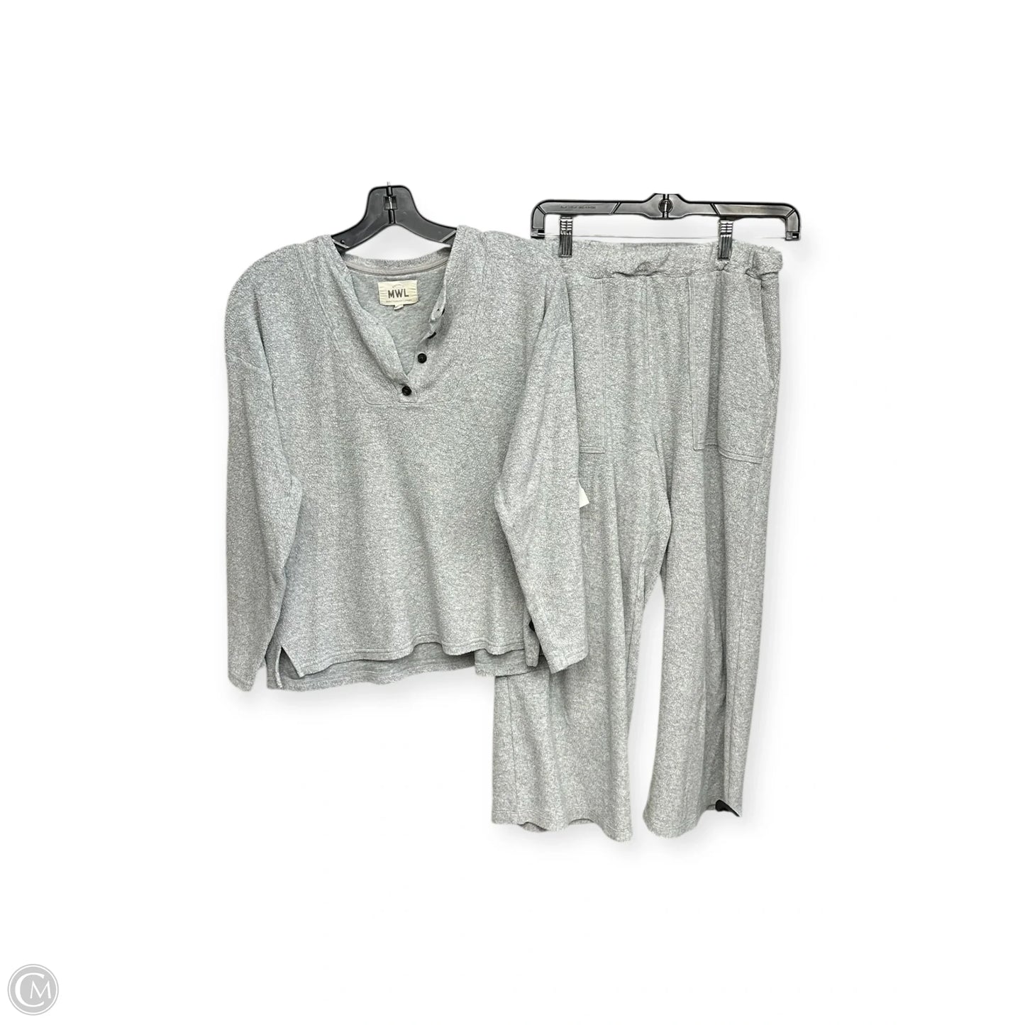 Pants Set 2pc By Madewell In Grey, Size: S