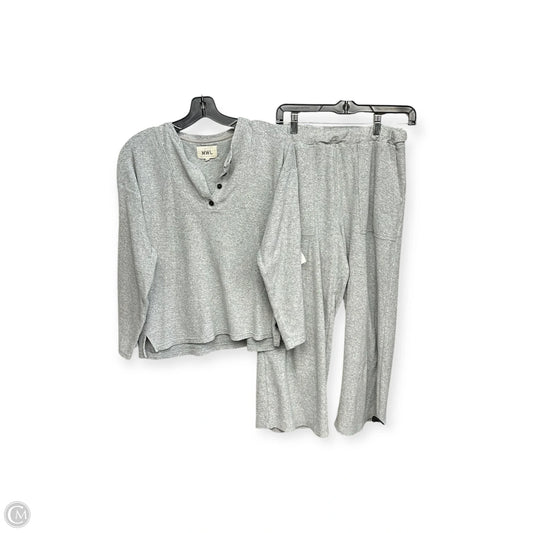 Pants Set 2pc By Madewell In Grey, Size: S