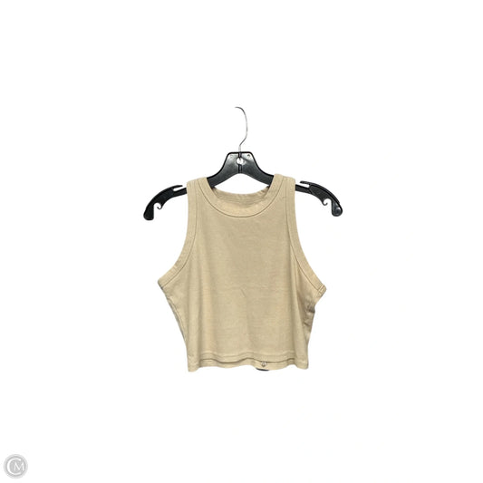 Tank Top By Clothes Mentor In Tan, Size: M