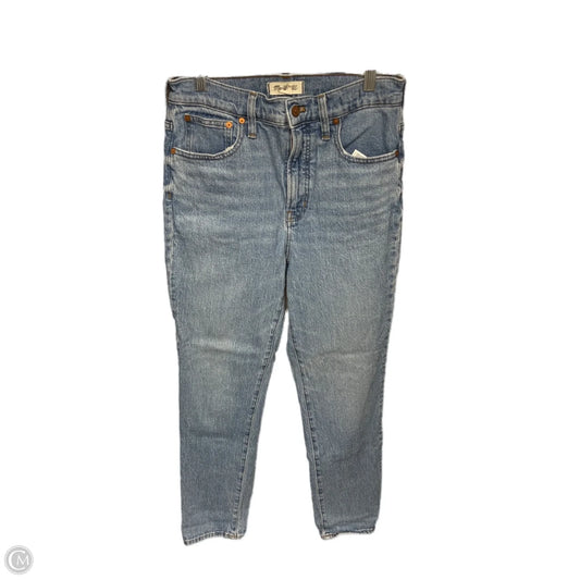 Jeans Straight By Madewell In Blue Denim, Size: 6l