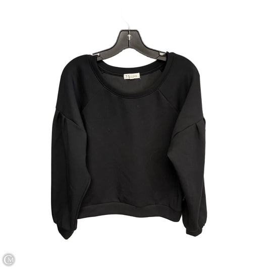 Sweatshirt Crewneck By Clothes Mentor In Black, Size: L