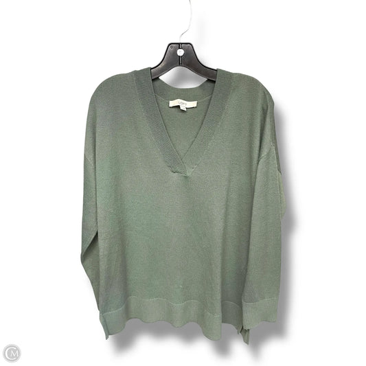 Sweater By Loft In Green, Size: L