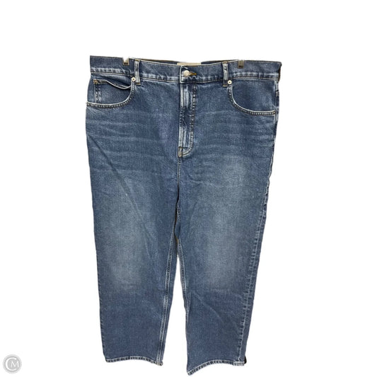 Jeans Straight By Everlane In Blue Denim, Size: 16