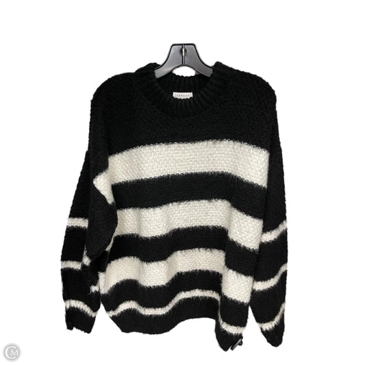 Sweater By Topshop In Black & White, Size: M