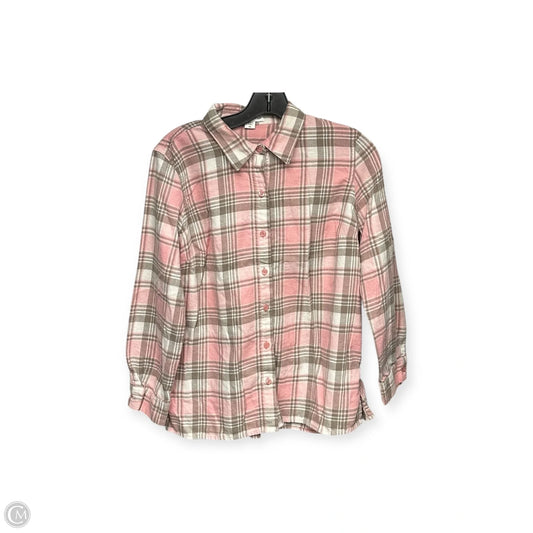 Top Long Sleeve By Coldwater Creek In Pink, Size: Sp
