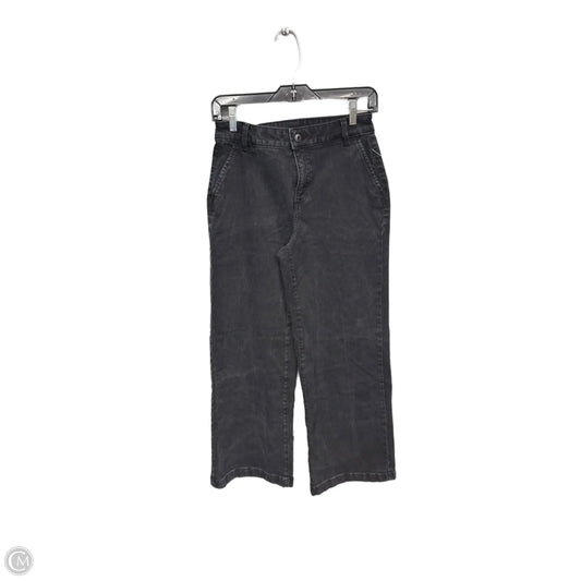 Jeans Wide Leg By Style And Company In Black, Size: 4p
