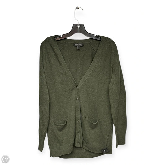 Cardigan By Banana Republic In Green, Size: M