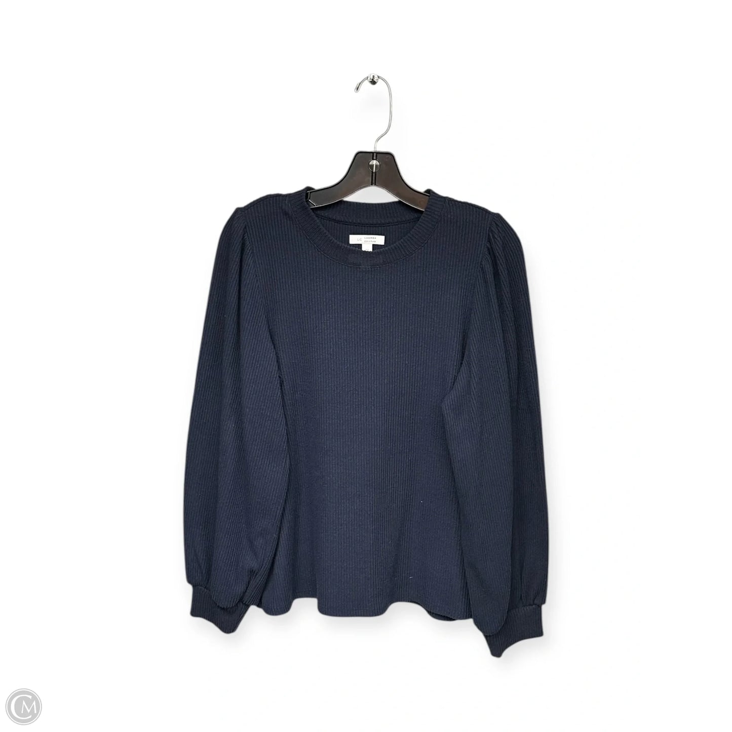Top Long Sleeve By Lc Lauren Conrad In Navy, Size: M