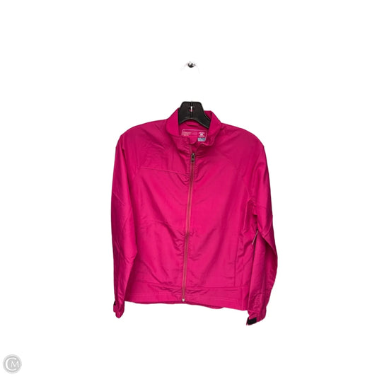 Athletic Jacket By Cutter And Buck In Pink, Size: Xs
