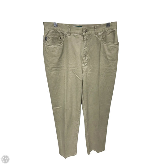 Jeans Straight By Lauren Jeans Co In Green, Size: 12