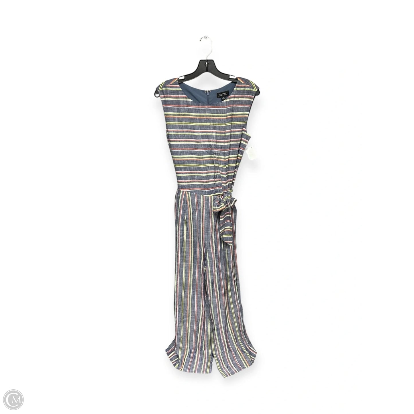 Jumpsuit By Tahari In Striped Pattern, Size: 8