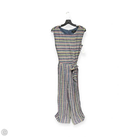 Jumpsuit By Tahari In Striped Pattern, Size: 8