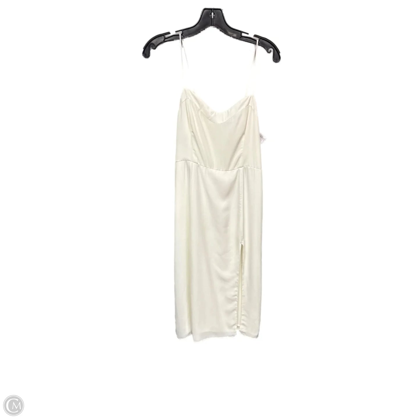 Dress Casual Midi By Abercrombie And Fitch In Ivory, Size: S
