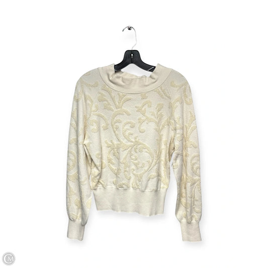 Sweater By Anthropologie In Cream, Size: Xs