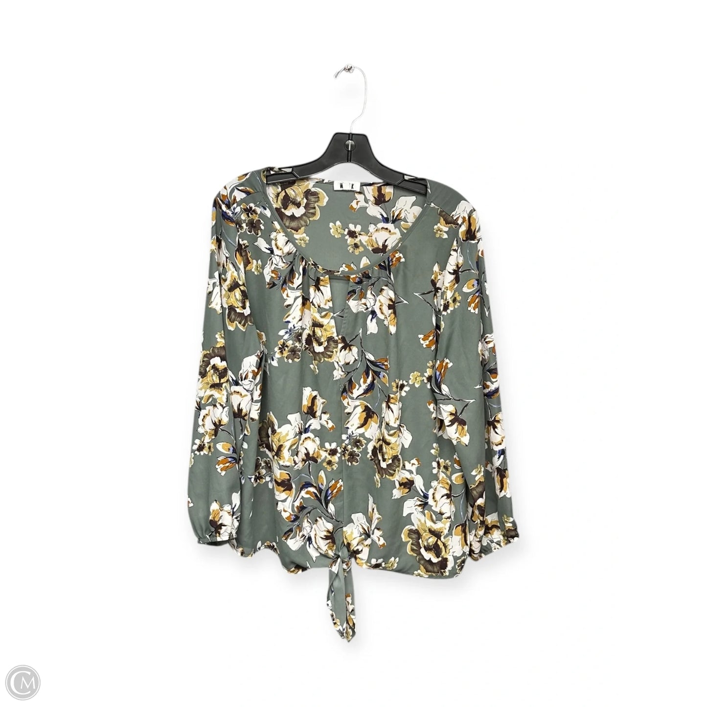Top Long Sleeve By Clothes Mentor In Floral Print, Size: Xl