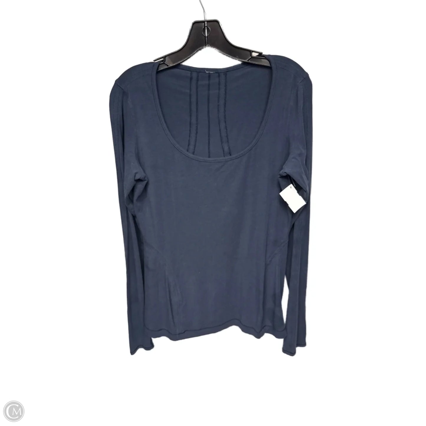 Athletic Top Long Sleeve Crewneck By Lululemon In Blue, Size: S