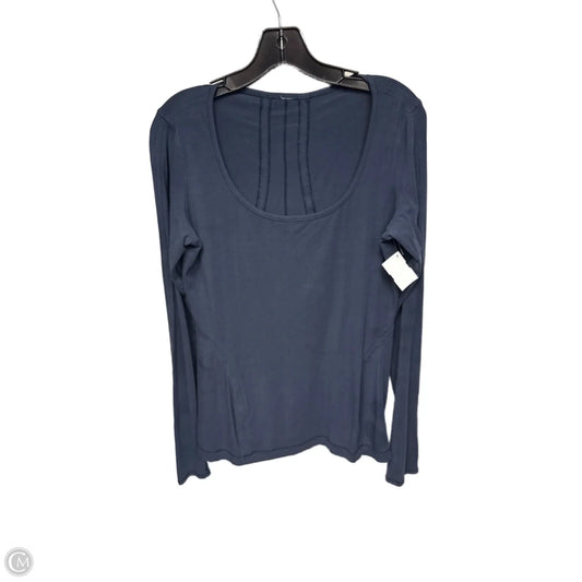 Athletic Top Long Sleeve Crewneck By Lululemon In Blue, Size: S