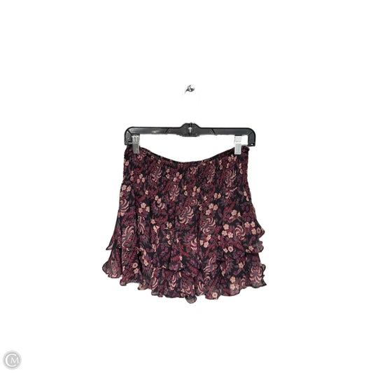 Skirt Mini & Short By Clothes Mentor In Black & Red, Size: S