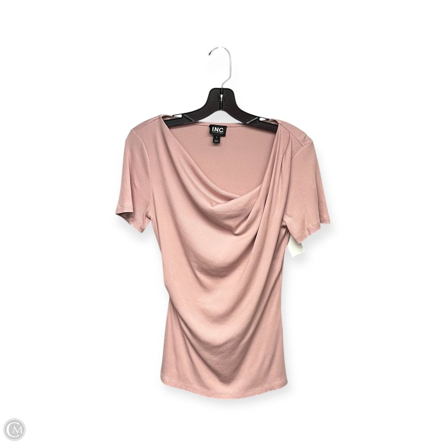 Top Short Sleeve By Inc In Pink, Size: S