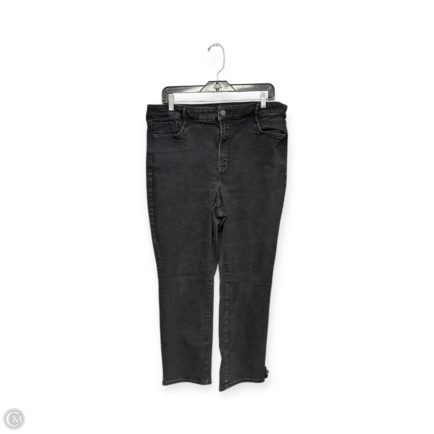 Jeans Straight By Nine West In Black, Size: 16