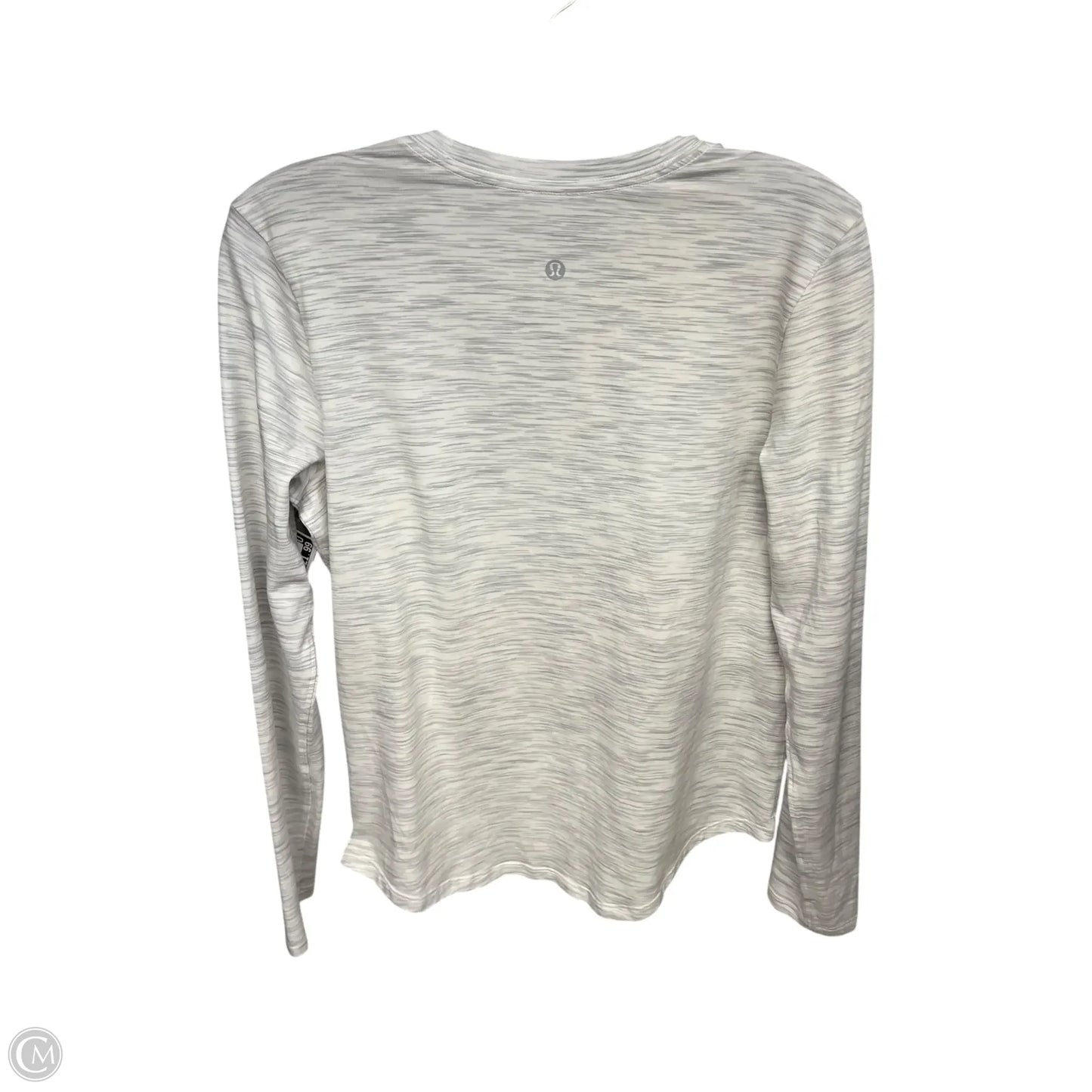 Athletic Top Long Sleeve Crewneck By Lululemon In Grey, Size: S