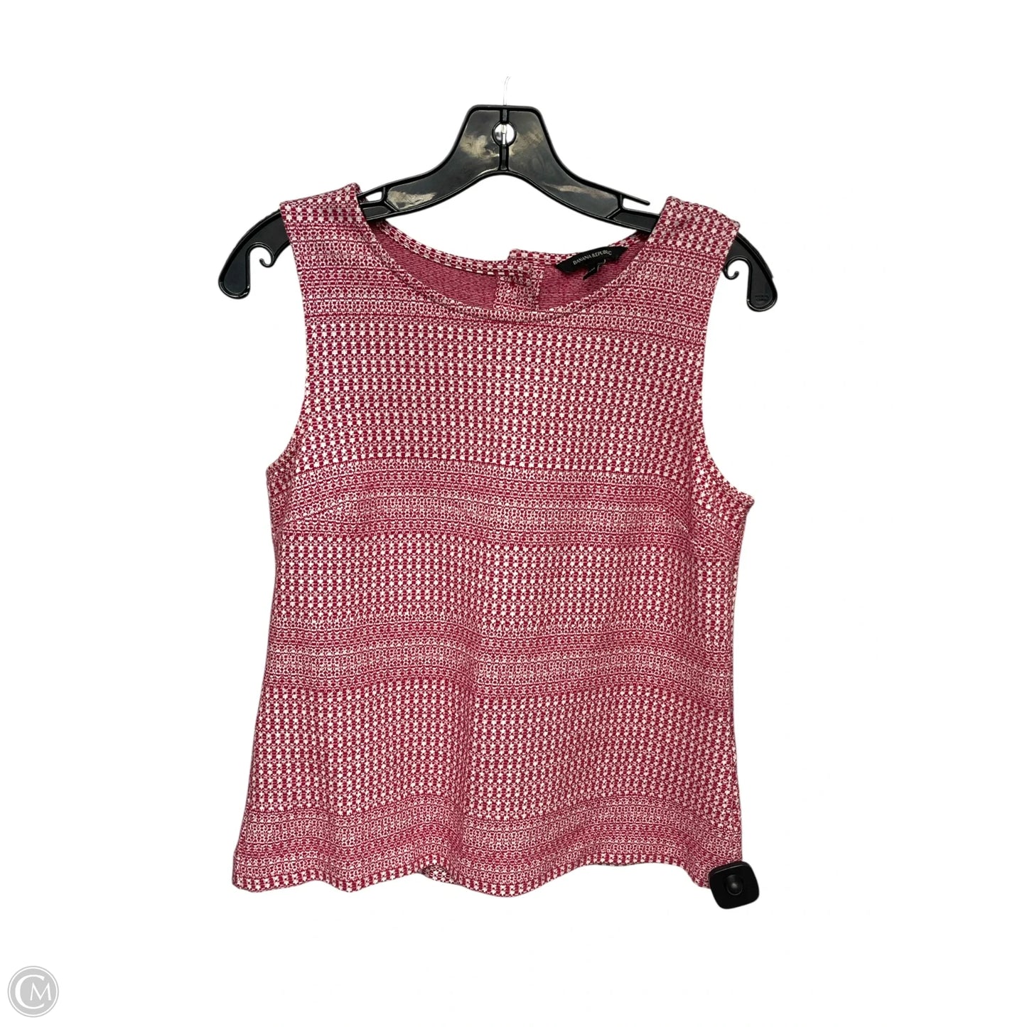 Top Sleeveless By Banana Republic In Red, Size: S