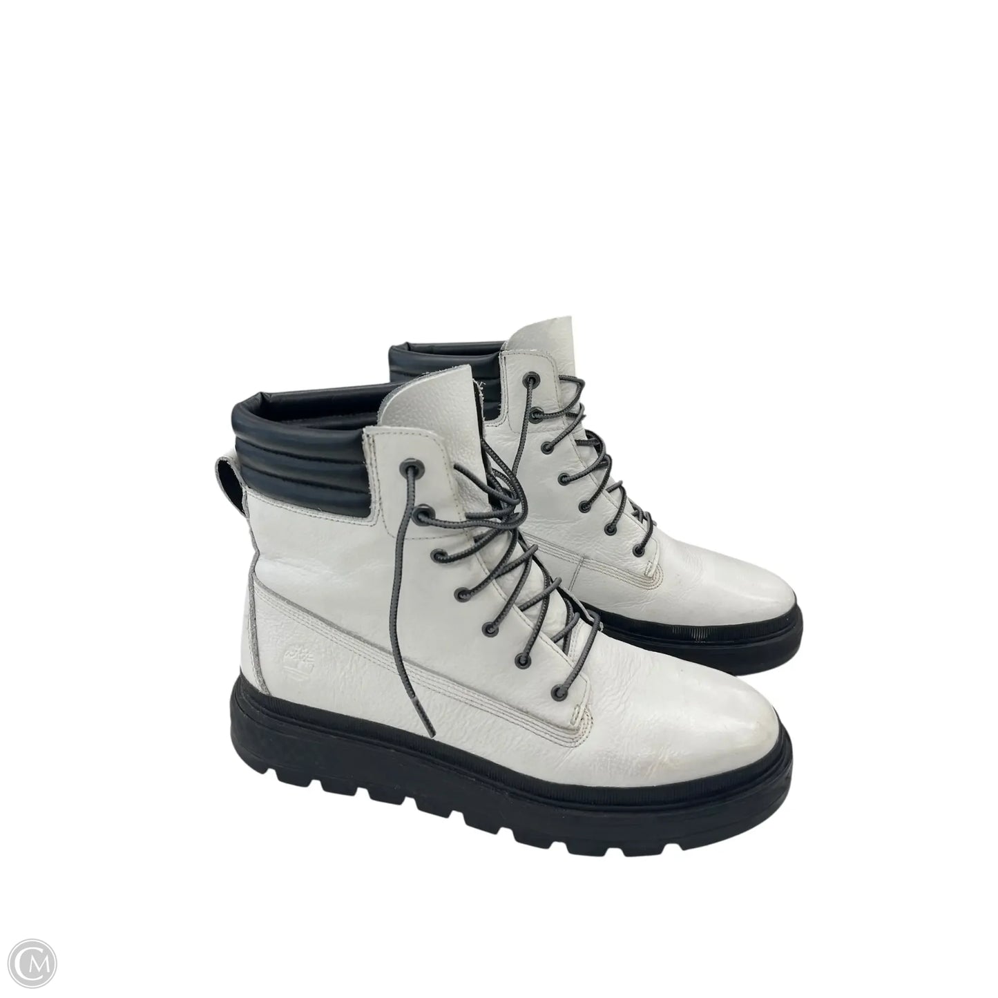 Boots Ankle Flats By Timberland In White, Size: 10