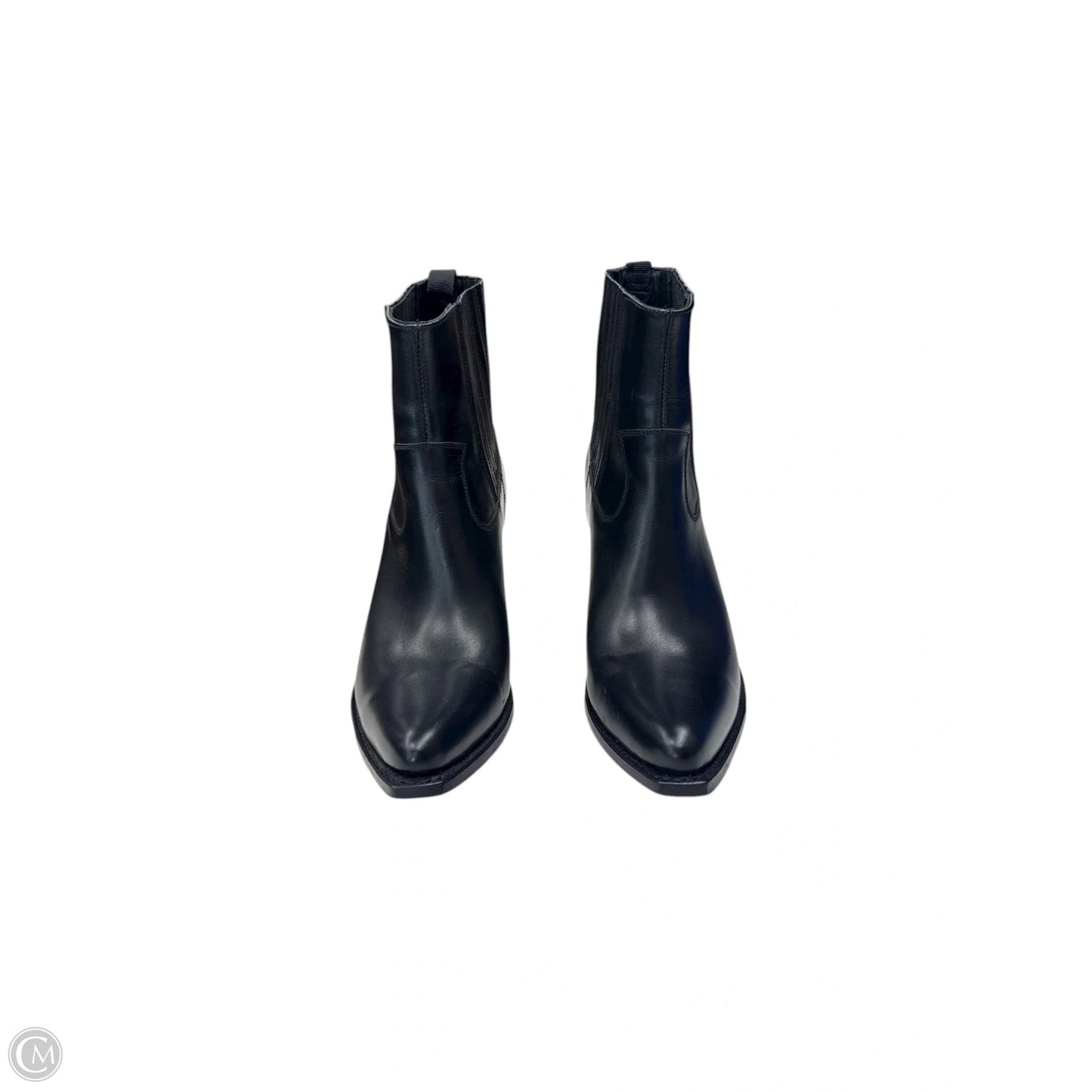 Boots Luxury Designer By Celine In Black, Size: 6.5