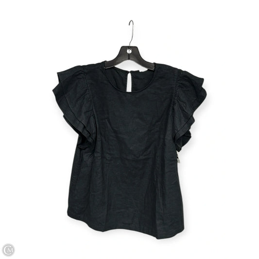 Top Short Sleeve By A New Day In Black, Size: M