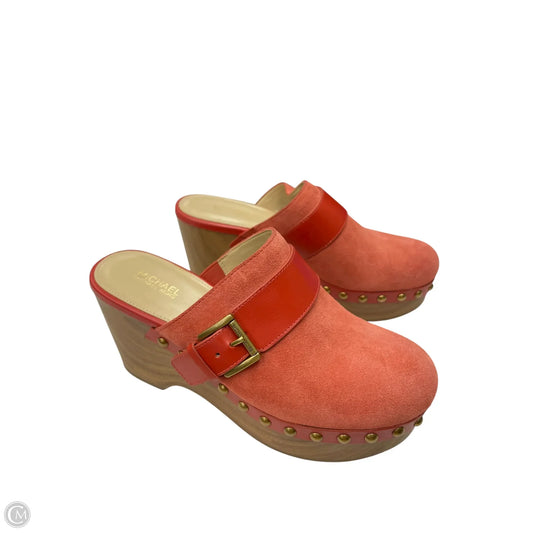 Shoes Heels Block By Michael By Michael Kors In Orange, Size: 6.5