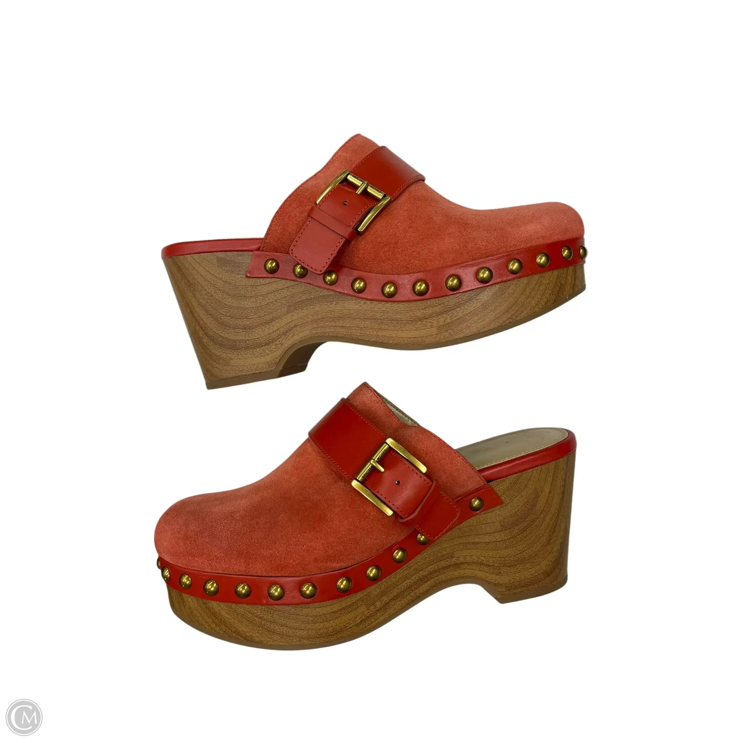 Shoes Heels Block By Michael By Michael Kors In Orange, Size: 6.5