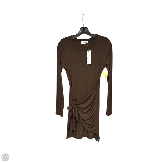 Dress Casual Short By Gilli In Brown, Size: M