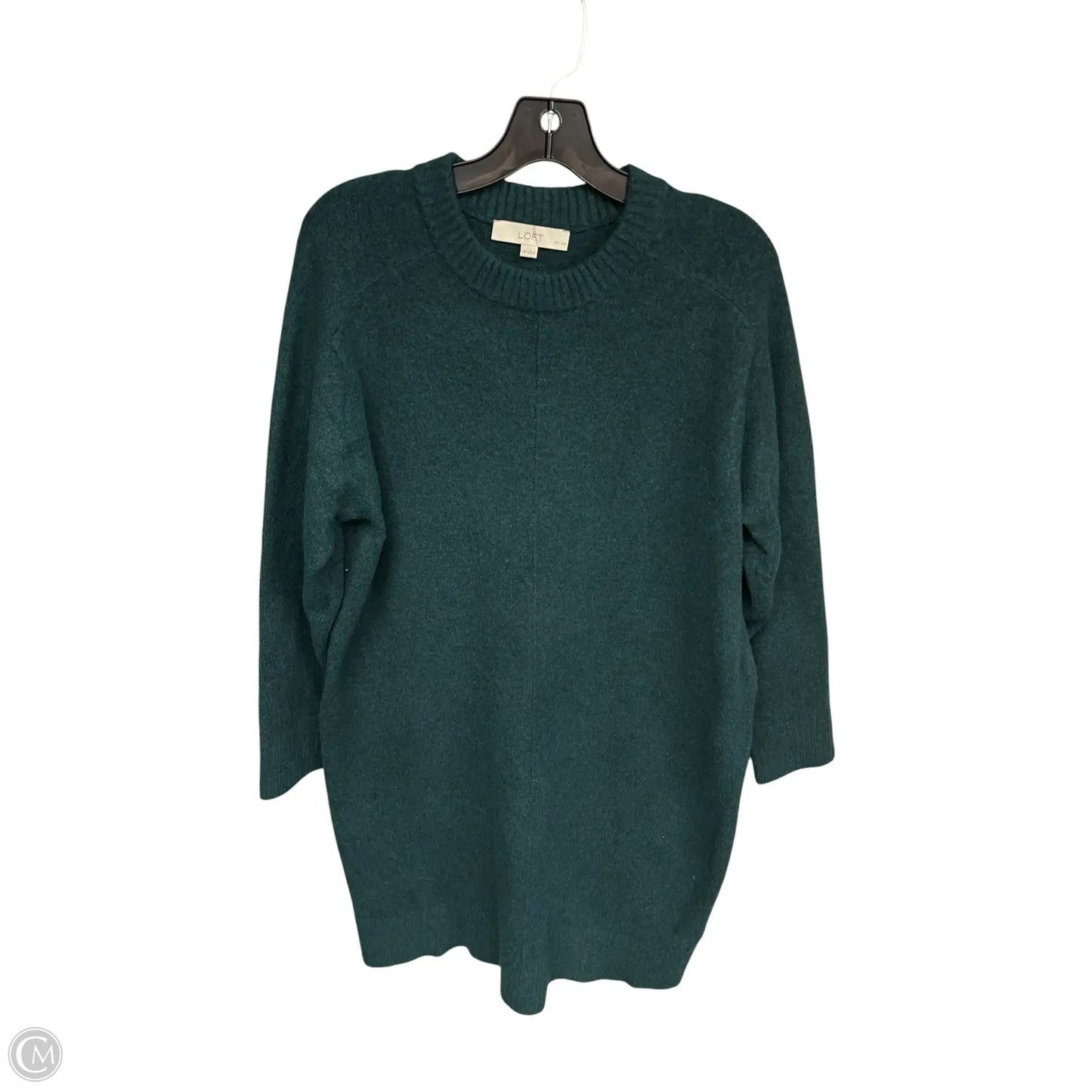 Dress Sweater By Loft In Teal, Size: Mp