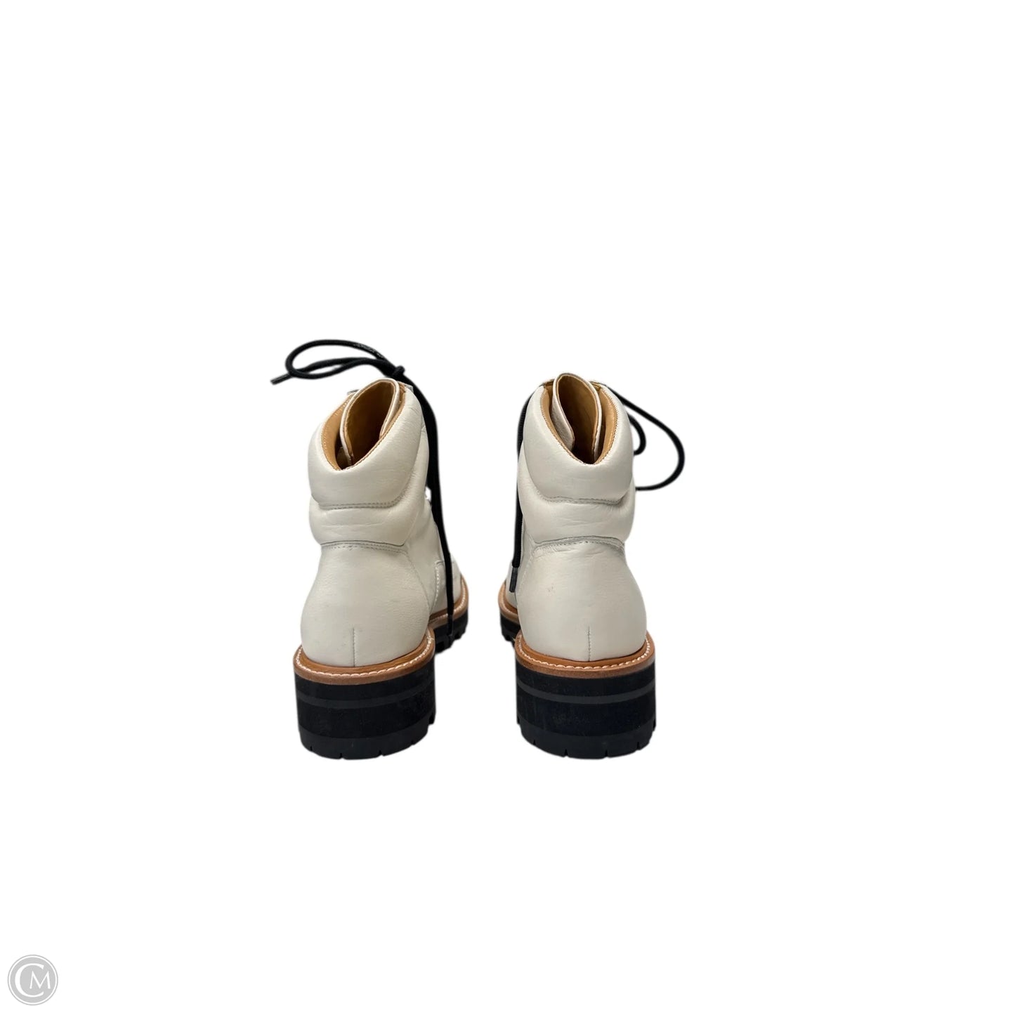 Boots Ankle Flats By Marc Fisher In Cream, Size: 8